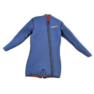 vtg. Henderson Aquatics women’s medium Shorty Long sleeve Wetsuit zipper up